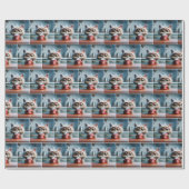 Cartoon Cat With Humorous Text On a Coffee Mug ラッピングペーパー (フラット)