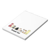 cartoon cats and dogs note pad ノートパッド (回転)