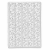 Cartoon Cats Different Meow Languages  シール (正面)