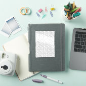 Cartoon Cats Different Meow Languages  シール (iPadカバー)