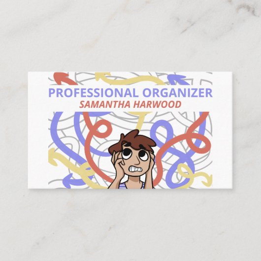 Cartoon Chaosデザイン、プロフェッショナル主催 名刺 (正面)