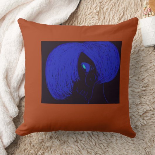 Cartoon Character Art クッション (ブランケット)