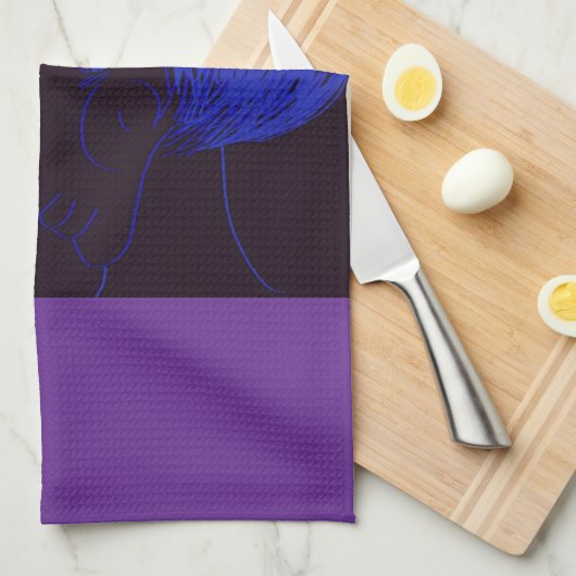 Cartoon Character Art Kitchen Towel キッチンタオル (四つ折り)