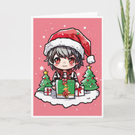 cartoon christmas card カード