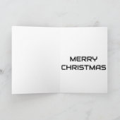 cartoon christmas card カード (内部)