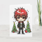 cartoon christmas card カード (正面)