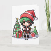 cartoon christmas card カード (正面)