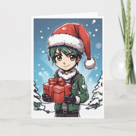 cartoon christmas card カード