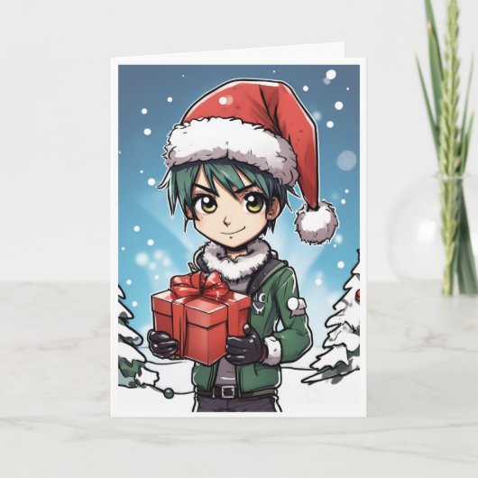 cartoon christmas card カード (正面)