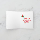 Cartoon Christmas Designed カード (内部)