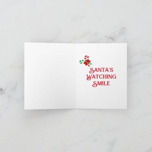 Cartoon Christmas Designed カード (内部)