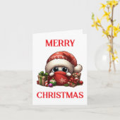 Cartoon Christmas Designed カード (黄色い花)