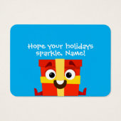 Cartoon Christmas Gift Card for Kids – Surprise (裏面)