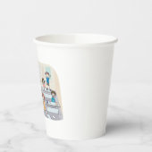 Cartoon Classroom Chaos With Wild Students 紙コップ (左)