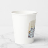 Cartoon Classroom Chaos With Wild Students 紙コップ (右)