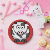 Cartoon Cow紙プレート ペーパープレート (パーティー)