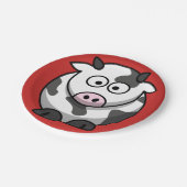 Cartoon Cow紙プレート ペーパープレート (アングル)