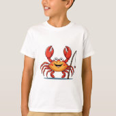 Cartoon Crab Kids Tee Tシャツ (正面)