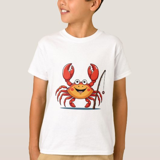 Cartoon Crab Kids Tee Tシャツ (正面)