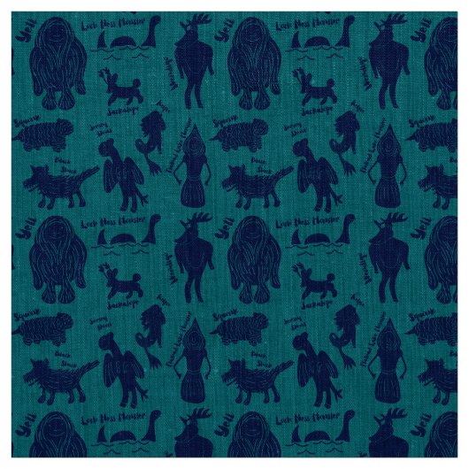 Cartoon Cryptids Cryptozology IDガイド ファブリック (見本)