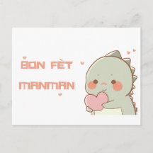 Cartoon Dinoとのハイチの母の日の挨拶