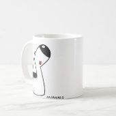 Cartoon Dog - AwwNIMALS コーヒーマグカップ (正面左)