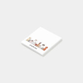cartoon dogs in a row design1 ポストイット (アングル)
