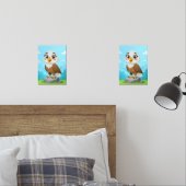 Cartoon Eagle on Rock – Cute Vector Character (寝室)