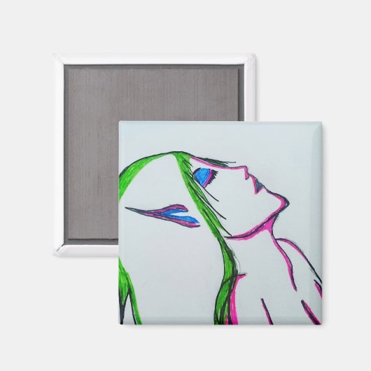 Cartoon fairy magnet マグネット (正面/裏面)