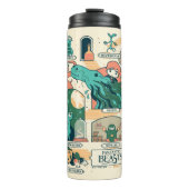 Cartoon Fantastic Beasts Scenes タンブラー (正面)