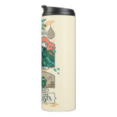 Cartoon Fantastic Beasts Scenes タンブラー (回転右)