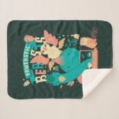 Cartoon Fantastic Beasts With Newt Scamander シェルパブランケット (正面(横))