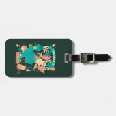 Cartoon Fantastic Beasts With Newt Scamander ラゲッジタグ (正面横)