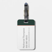 Cartoon Fantastic Beasts With Newt Scamander ラゲッジタグ (裏面縦)