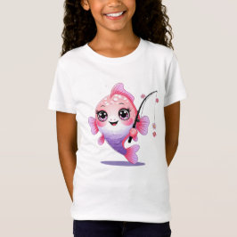 Cartoon Fish T-Shirt for Girls Tシャツ