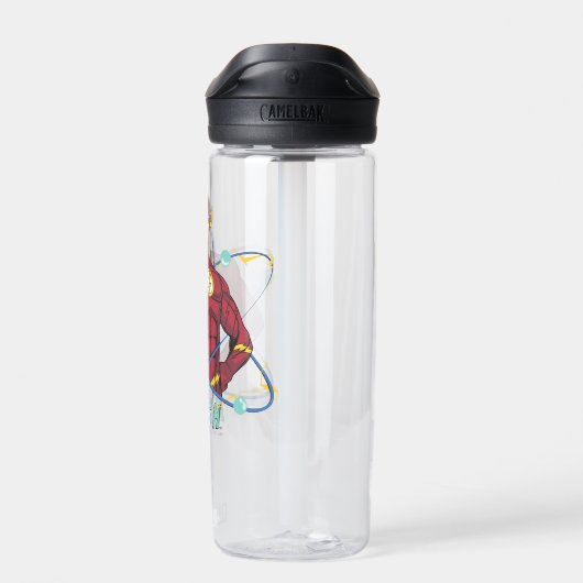 Cartoon Flash Atomic Graphic ウォーターボトル (背面)