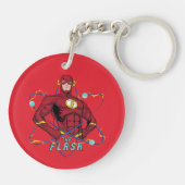 Cartoon Flash Atomic Graphic キーホルダー (裏面)