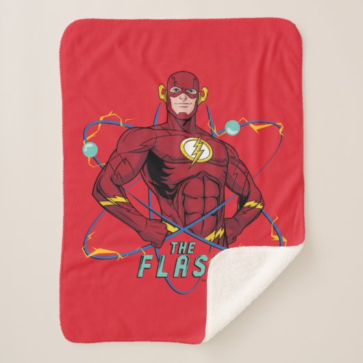 Cartoon Flash Atomic Graphic シェルパブランケット (正面)