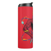 Cartoon Flash Atomic Graphic タンブラー (回転左)