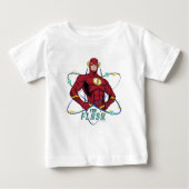 Cartoon Flash Atomic Graphic ベビーTシャツ (正面)