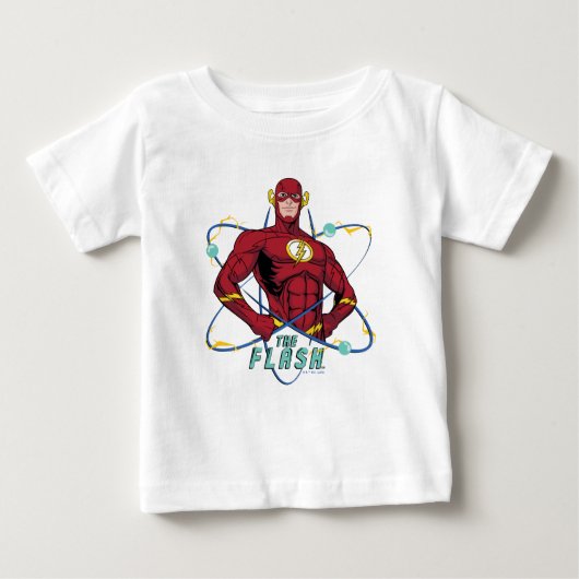 Cartoon Flash Atomic Graphic ベビーTシャツ (正面)