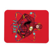 Cartoon Flash Atomic Graphic マグネット (横)