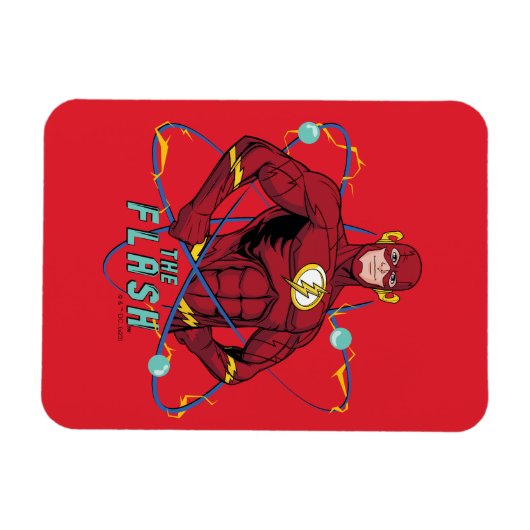 Cartoon Flash Atomic Graphic マグネット (横)