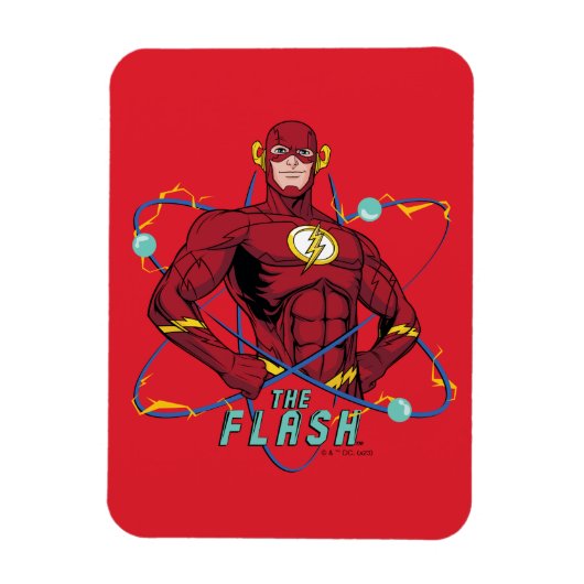 Cartoon Flash Atomic Graphic マグネット (縦)