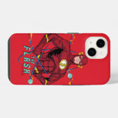 Cartoon Flash Atomic Graphic iPhoneケース (裏面横)