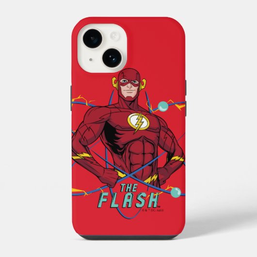 Cartoon Flash Atomic Graphic iPhoneケース (裏面)