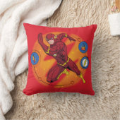 Cartoon Flash Laboratoryランニングのグラフィック クッション (ブランケット)