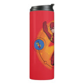 Cartoon Flash Laboratoryランニングのグラフィック タンブラー (回転左)