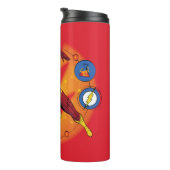 Cartoon Flash Laboratoryランニングのグラフィック タンブラー (回転右)