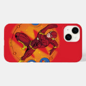 Cartoon Flash Laboratoryランニングのグラフィック Case-Mate iPhoneケース (裏面 (横))